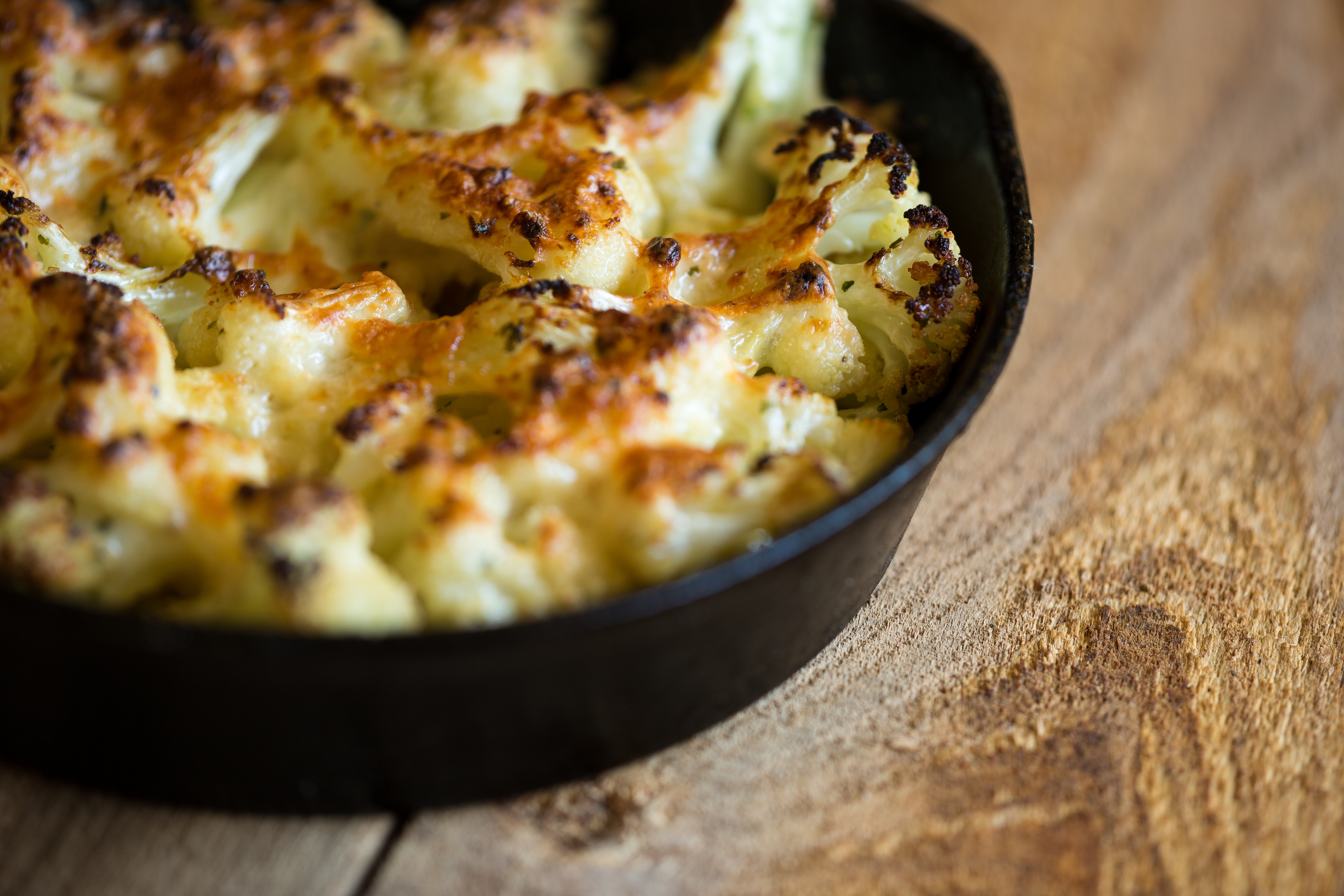 Parmesan-Roasted Cauliflower